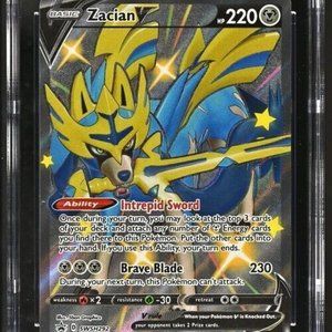 Zacian V SWSH292 Black Star Promos Pokemon TCG CGC 9.5 Mint+